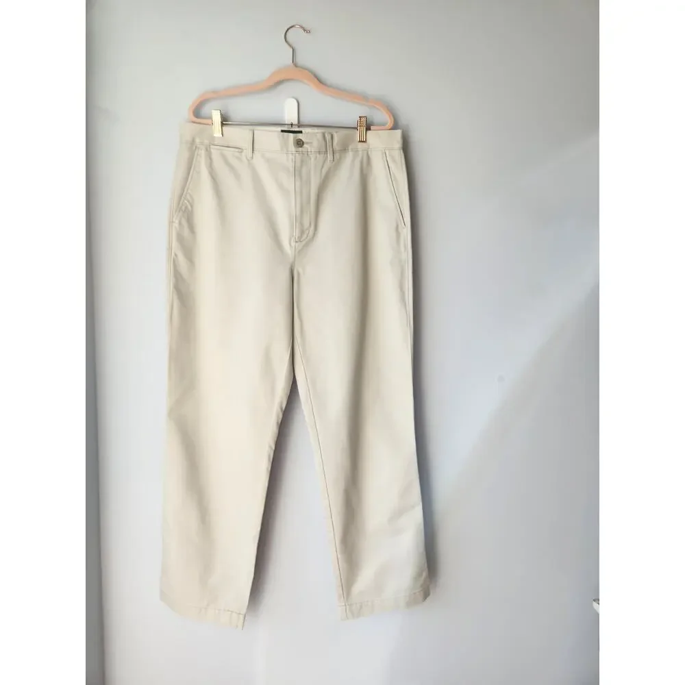 NWT J. Crew Broken-In Straight Chino Pant Stone 34/30